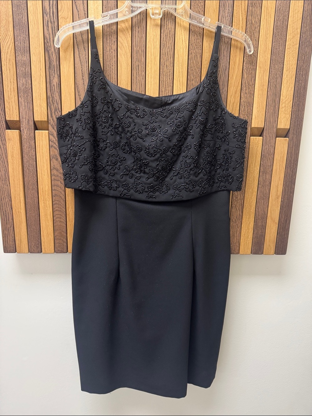 Harold’s Vintage Black Sequin Cocktail Dress, size 10/12